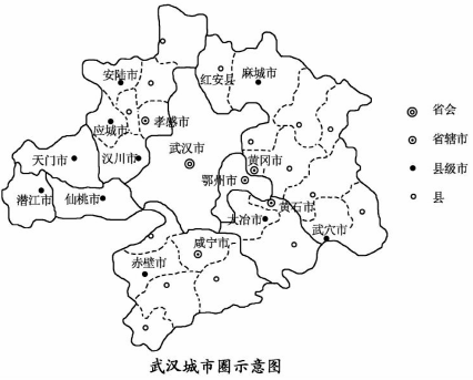 高中地理城市与地理环境-城市地域结构及服务功能试题